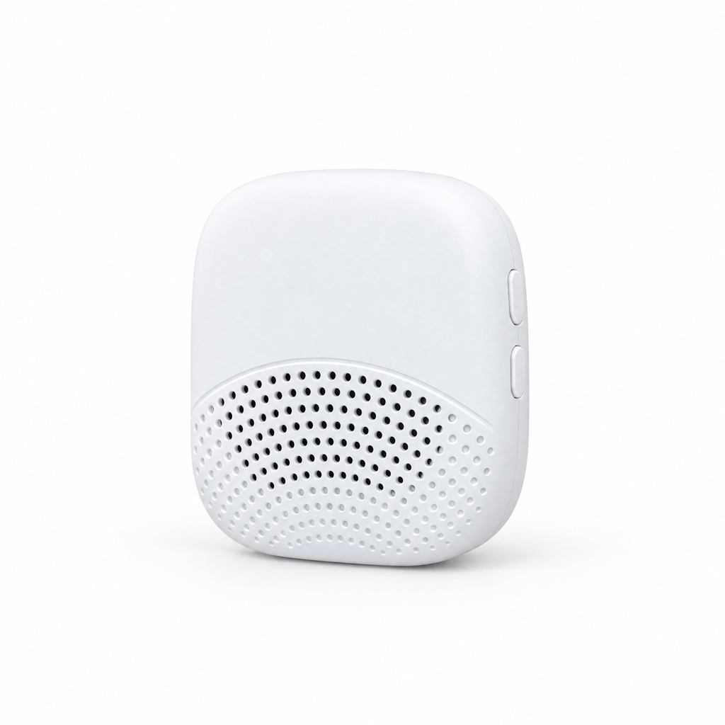 toik side view with the two buttons