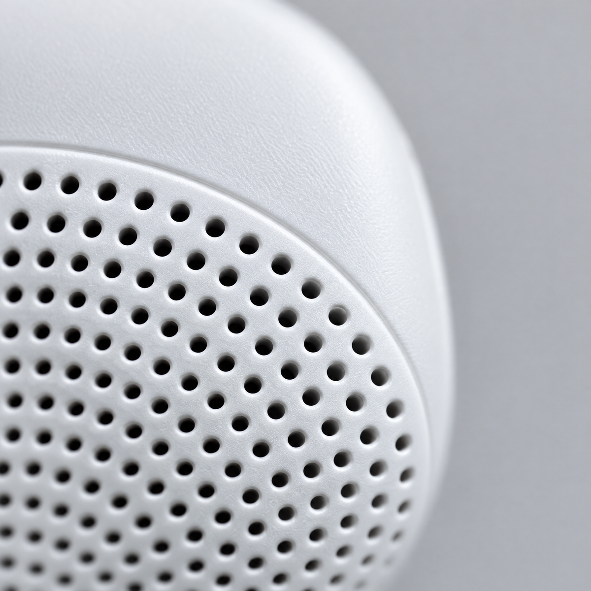 Close-up of the toik speaker grille